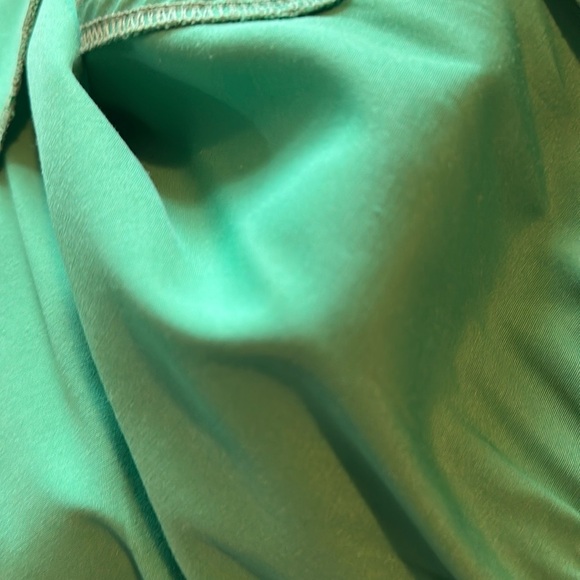 Vintage Green Button-Up Women's Dress A-line Spring Casual Midi Cutesy ILGWU - Picture 11 of 11